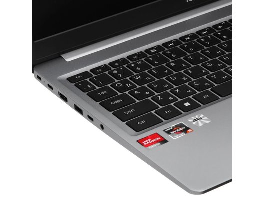 Ноутбук Tecno MegaBook K15SFA/71005000403/Ryzen 5-7535HS/16Gb/1Tb/15,6 FHD IPS/Win11 серый